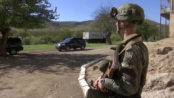 Миротворцы России обеспечили безопасное посещение паломниками монастыря Амарас в Нагорном Карабахе - Sputnik Արմենիա