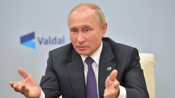 Президент РФ В. Путин принял участие в заседании дискуссионного клуба Валдай - Sputnik Армения