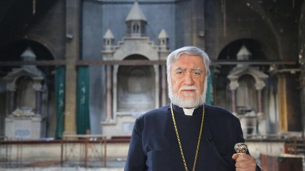 При содействии Великого Дома Киликийского в Алеппо восстанавливают церковь Св. Геворка - Sputnik Արմենիա