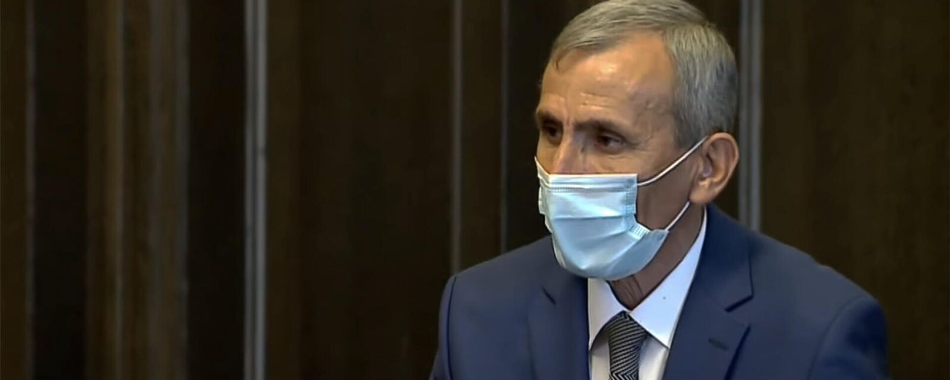 Новоназначенный губернатор Арагацотнской области Размик Петросян на очередном заседании правительства Армении (28 октября 2021). Еревaн - Sputnik Армения, 1920, 28.10.2021