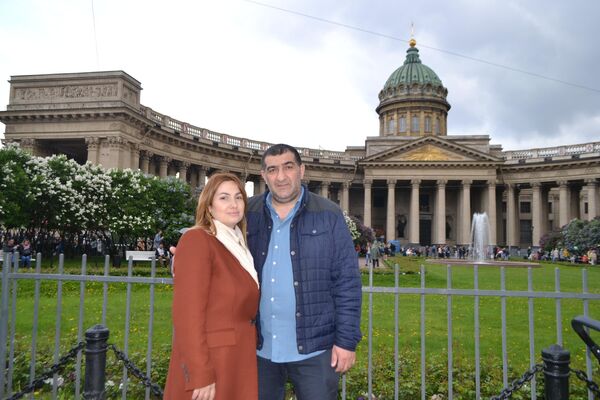 Գնդապետ Հովհաննես Ավագյանն տիկնոջ՝ Ինեսա Դանգալյանի հետ - Sputnik Արմենիա