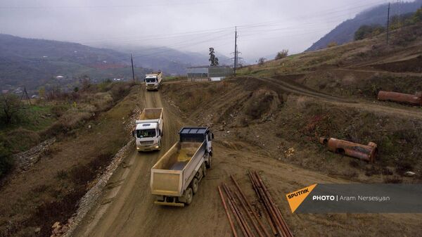 Строительство дамбы хвостохранилища на Техутском медно-молибденовом месторождении - Sputnik Армения