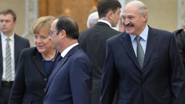 Канцлер Германии Ангела Меркель и президент Белоруссии Александр Лукашенко - Sputnik Армения