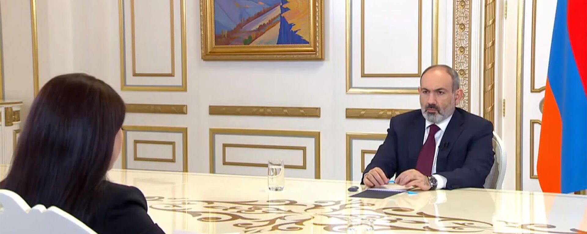 Премьер-министр Никол Пашинян во время онлайн пресс-конференции (23 ноября 2021). Еревaн - Sputnik Армения, 1920, 23.11.2021