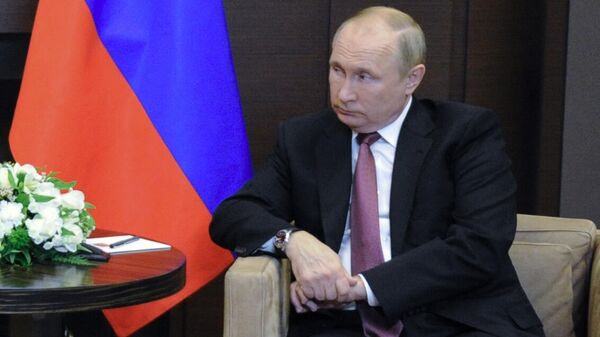 Президент России Владимир Путин на встрече с президентом Азербайджана (26 ноября 2021). Сочи - Sputnik Армения