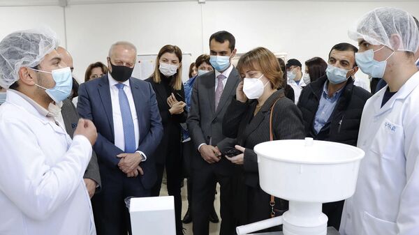 Գավառում ՄԱԶԾ աջակցությամբ տեղի ունեցան կաթի վերամշակման լաբորատորիայի և պանրի մառանի բացման արարողությունները (1 դեկտեմբերի, 2021թ). Գեղարքունիք - Sputnik Արմենիա