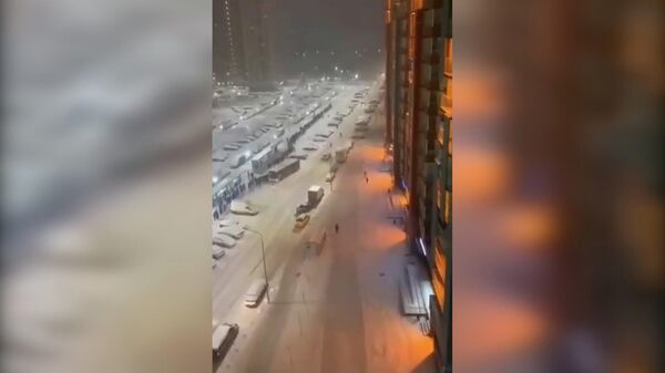 Снегопад в Москве привёл к крупным пробкам - Sputnik Армения