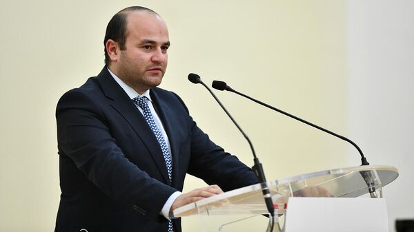 Министр по труду и социальным вопросам Нарек Мкртчян  - Sputnik Армения