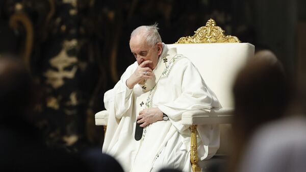 Папа Франциск совершает Святую Мессу для верующих жителей Мьянмы в Ватикане - Sputnik Արմենիա