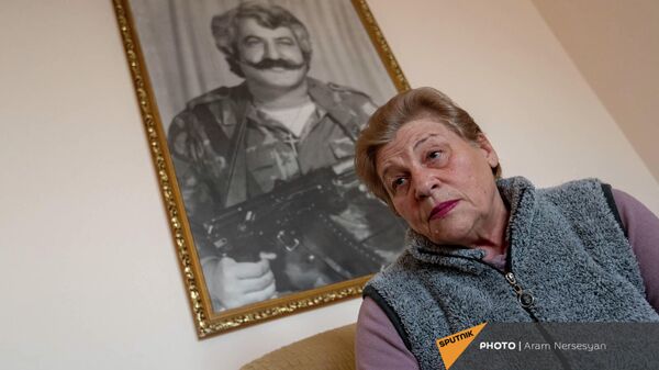 Вдова Национального героя Армении Гегазника Микаеляна Эмилия - Sputnik Армения