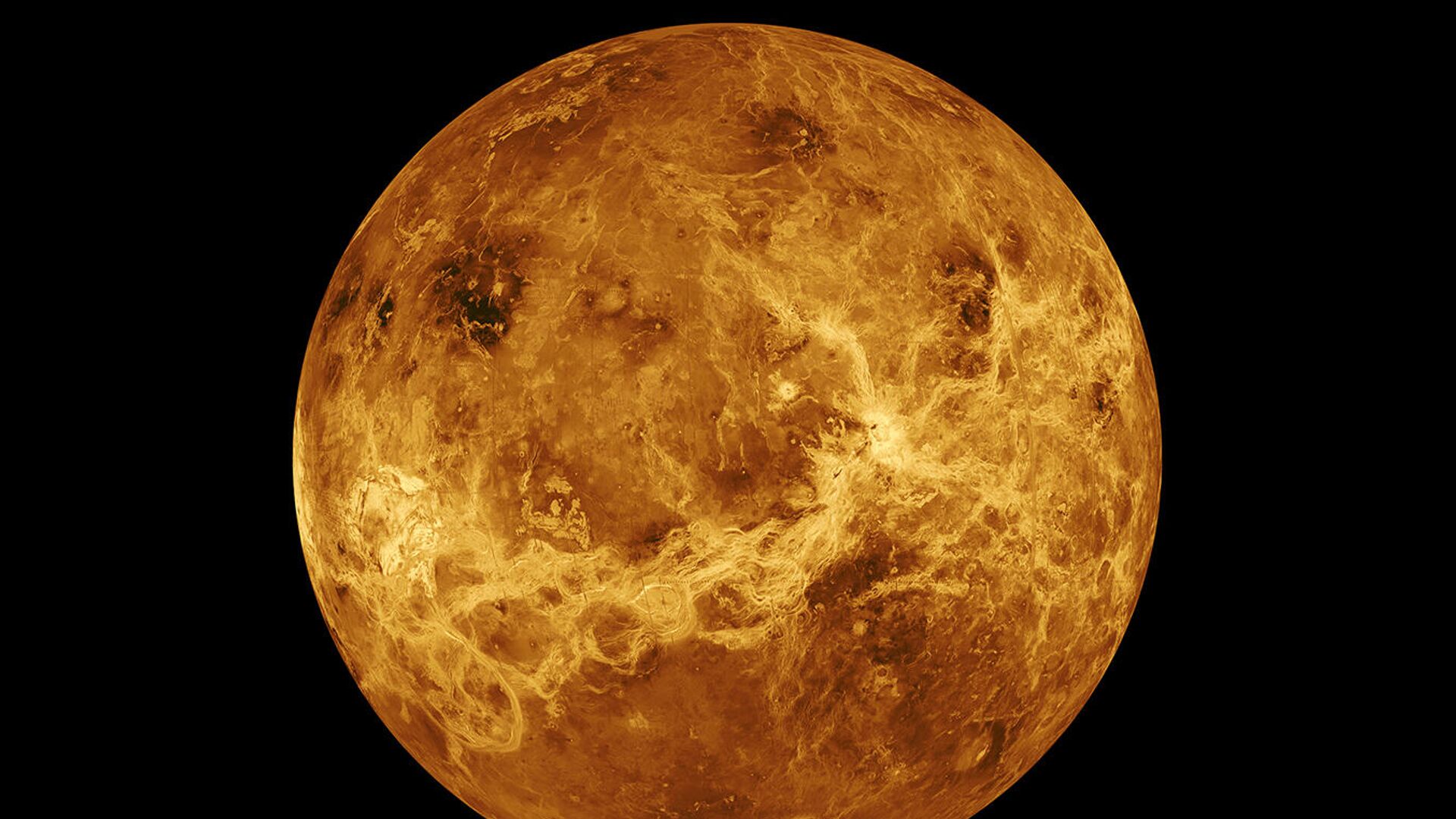 Радарное изображение поверхности Венеры - Sputnik Армения, 1920, 22.12.2021