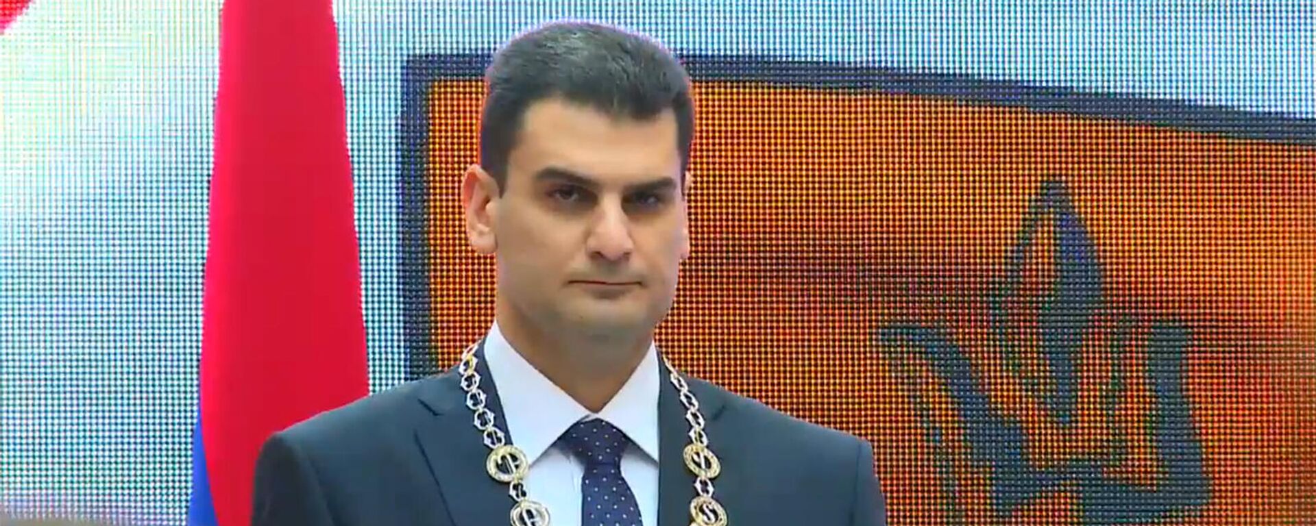 Церемония инаугурации нового мэра Еревана Грачья Саркисяна (25 декабря 2021). Ереван - Sputnik Армения, 1920, 25.12.2021