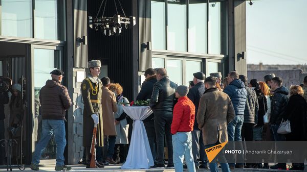 Церемония открытия  Реабилитационного городка имени Национального героя Армении Ваагна Асатряна (25 декабря 2021). Прошян - Sputnik Армения