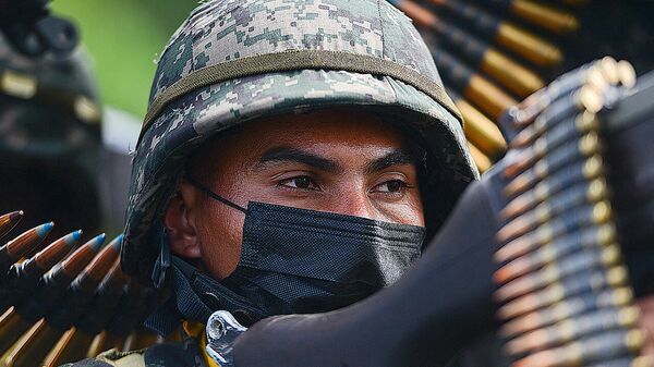 Солдат на военном параде - Sputnik Армения