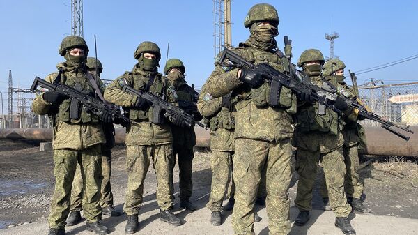 Ղազախստանում ՀԱՊԿ խաղաղապահ ուժերի Ռուսաստանցի զինծառայողները - Sputnik Արմենիա