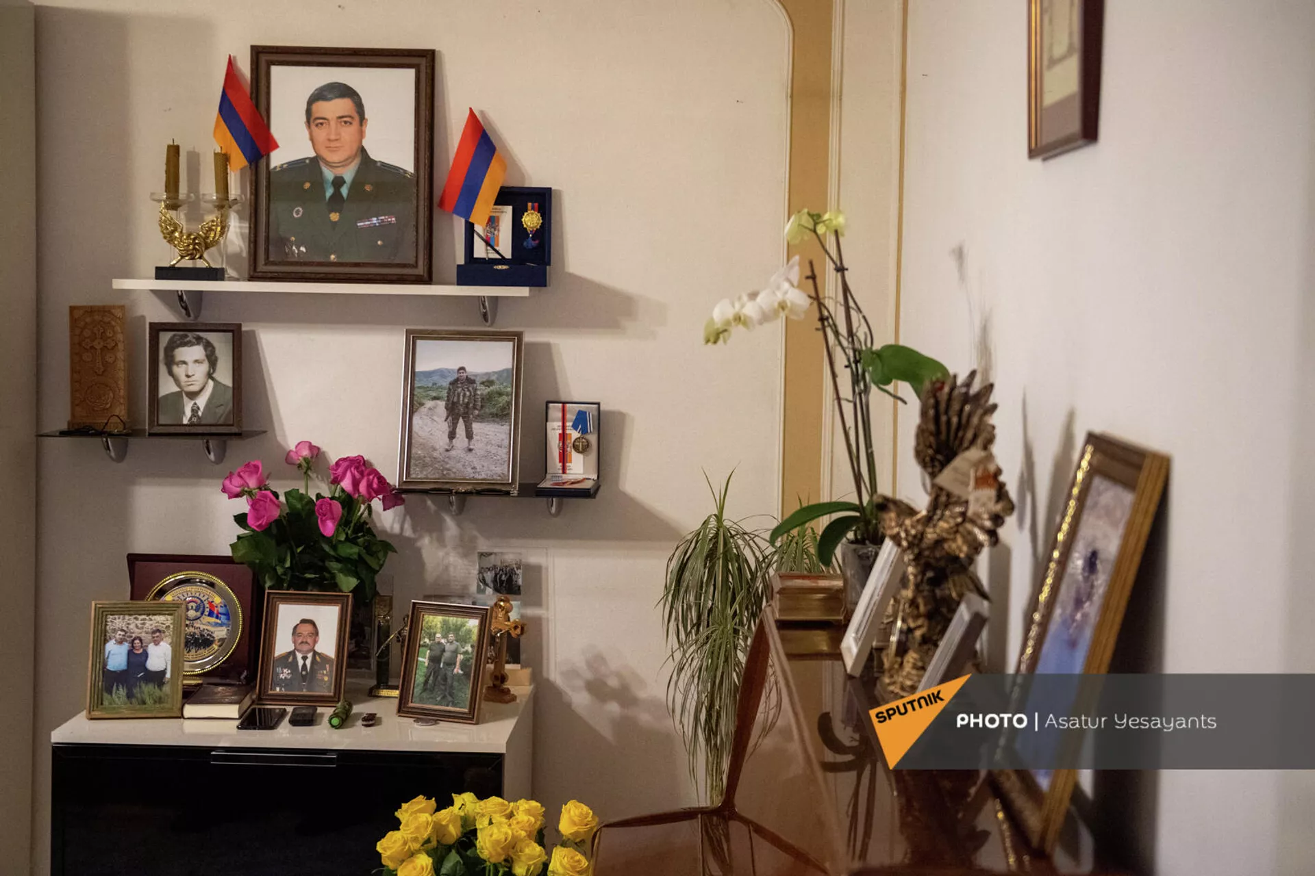 Уголок памяти национального героя Армении, полковника Ваагна Асатряна Уголок памяти национального героя Армении, полковника Ваагна Асатряна - Sputnik Արմենիա, 1920, 13.01.2022