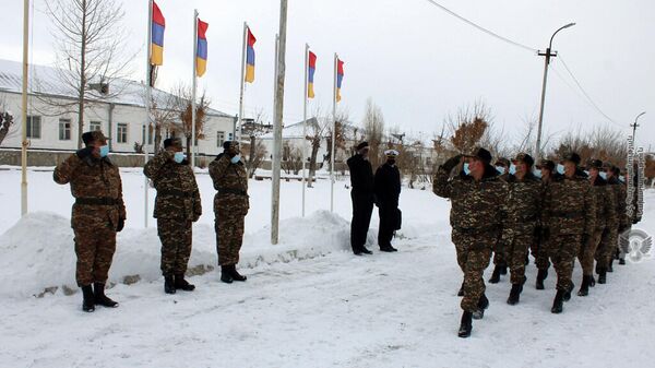 Очередная группа армянских военнослужащих, участвовавших в миротворческой миссии в Косово, вернулась в Армению - Sputnik Армения