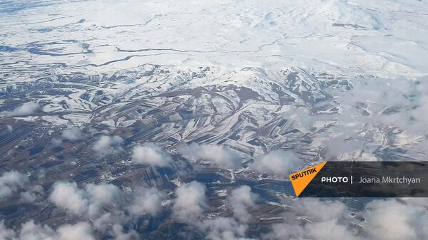 Армянское нагорье с самолета - Sputnik Արմենիա
