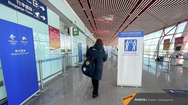 Аэропорт Пекина перед началом зимних Олимпийских игр 2022 - Sputnik Армения
