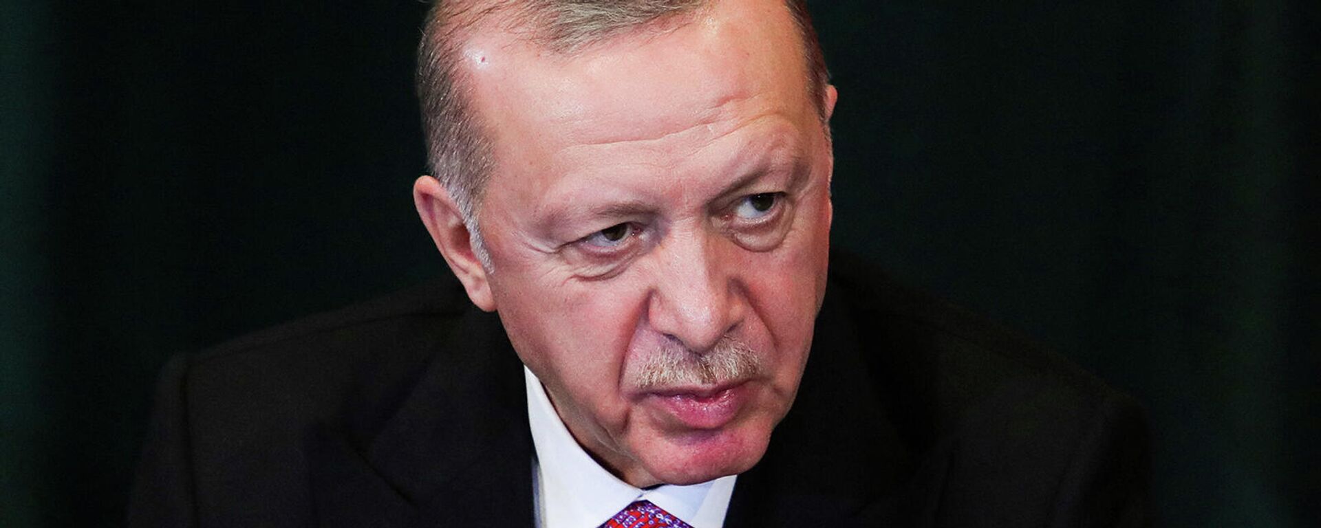 Президент Турции Реджеп Тайип Эрдоган на пресс-конференции в Албагии (17 января 2022). Тирана - Sputnik Армения, 1920, 08.02.2022