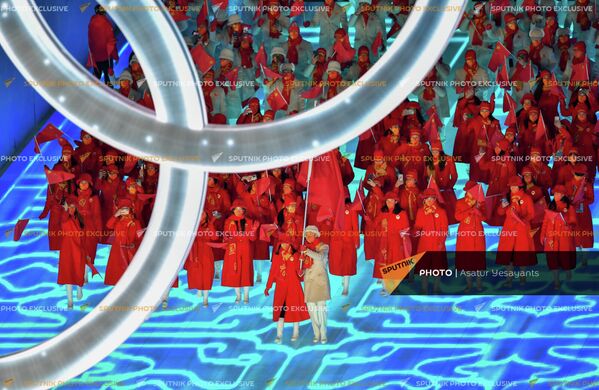 Официальная церемония открытия зимних Олимпийских игр (4 февраля 2022). Пекин - Sputnik Армения