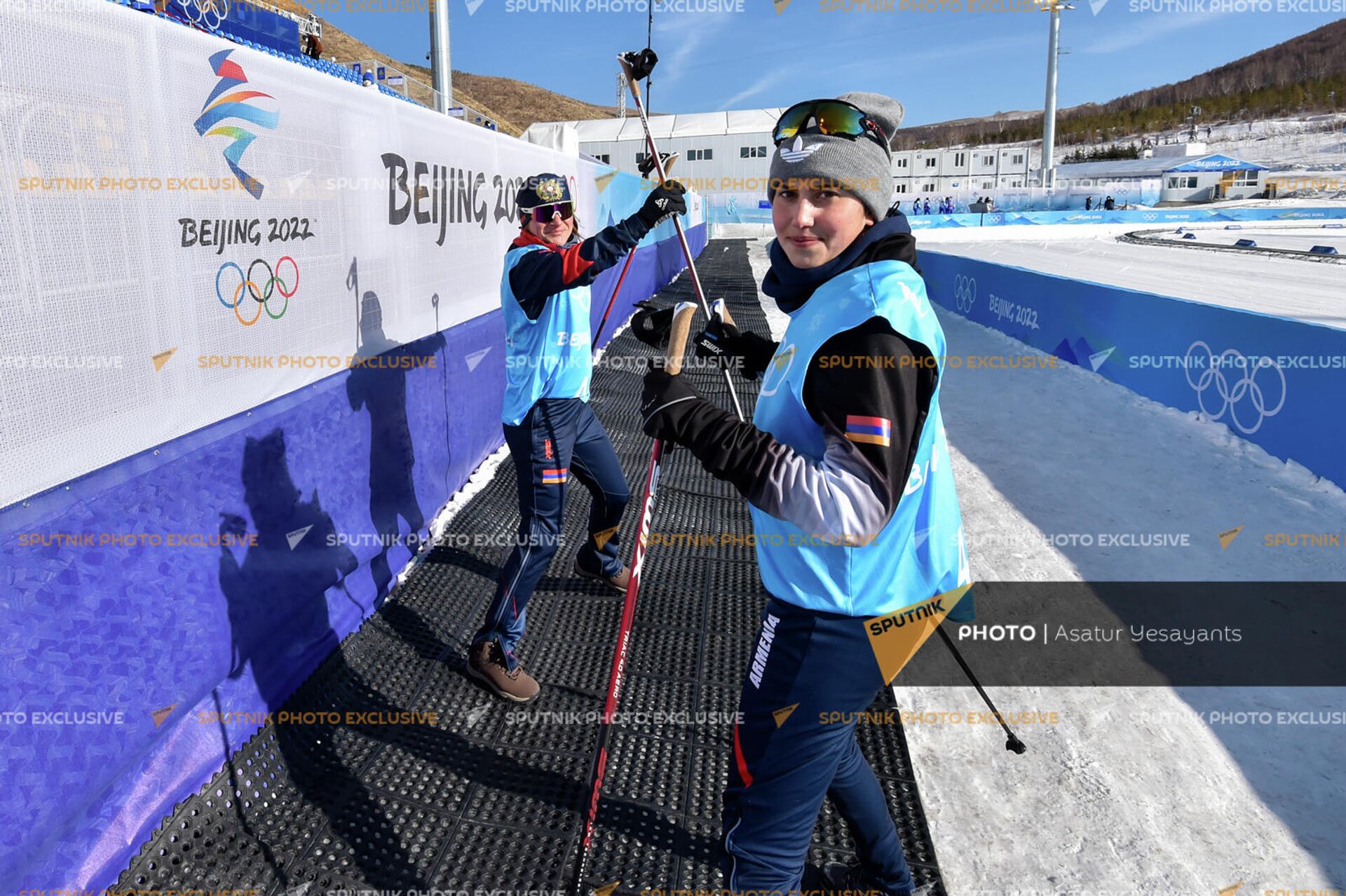 Армянские лыжники на зимних Олимпийских играх (6 февраля 2022). Пекин - Sputnik Армения, 1920, 06.02.2022