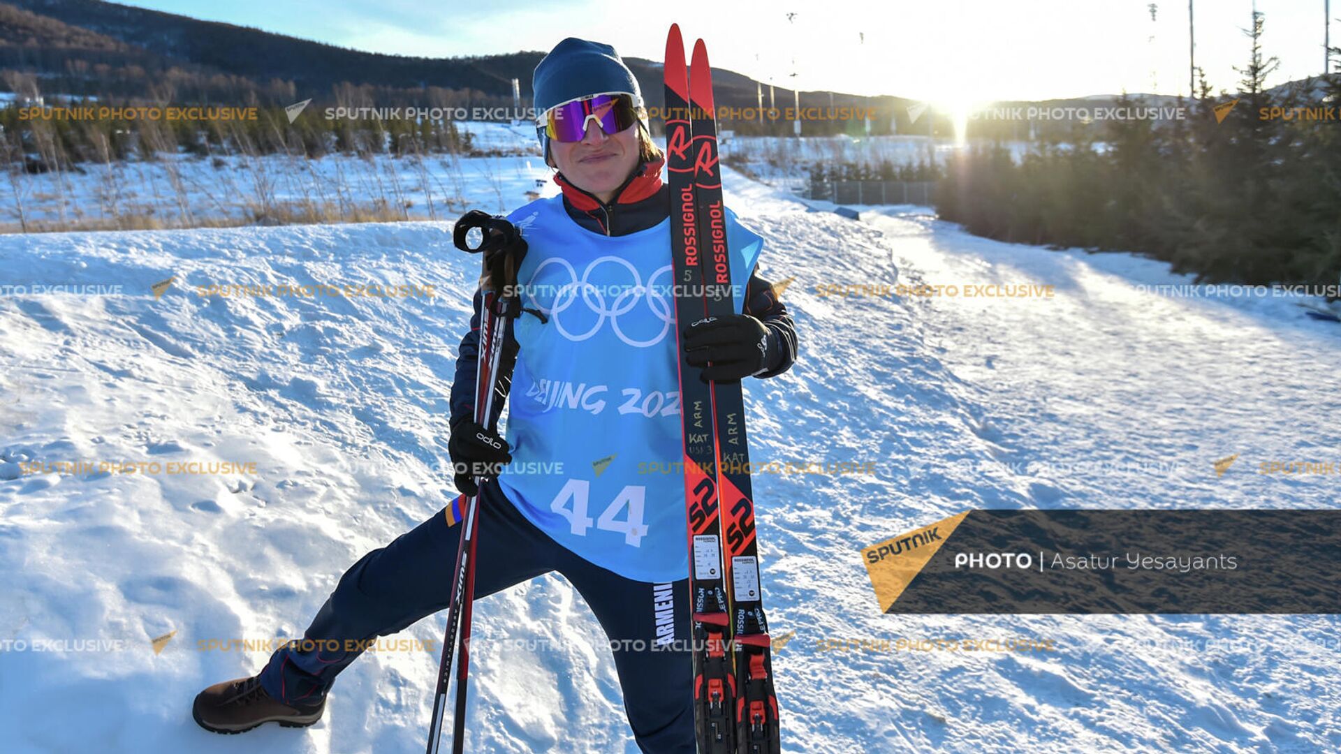 Лыжница Катя Галстян на зимних Олимпийских играх (6 февраля 2022). Пекин - Sputnik Армения, 1920, 06.02.2022