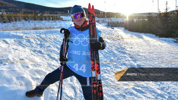 Лыжница Катя Галстян на зимних Олимпийских играх (6 февраля 2022). Пекин - Sputnik Армения
