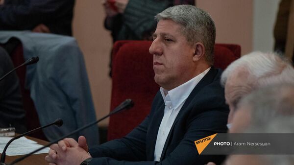 Иранист Вардан Восканян на мероприятии по случаю 30-летия Армяно-иранских дипломатических отношений (9 февраля 2022). Еревaн - Sputnik Армения