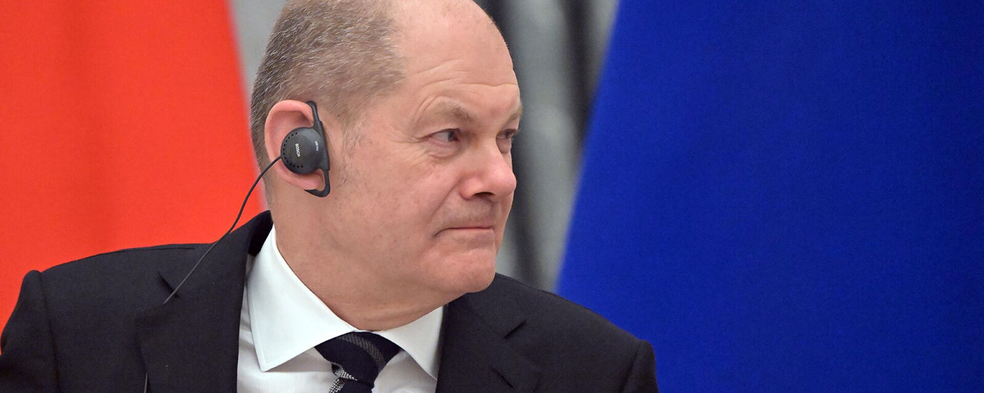 Канцлер Германии Олаф Шольц на совместной пресс-конференции с президентом России по итогам встречи (15 февраля 2022). Москвa - Sputnik Армения, 1920, 17.08.2022
