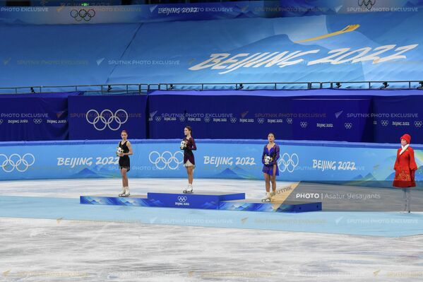 Կանանց մենասահքի մեդալակիրները 22-րդ ձմեռային օլիմպիական խաղերում գեղասահքի մրցումներում  - Sputnik Արմենիա