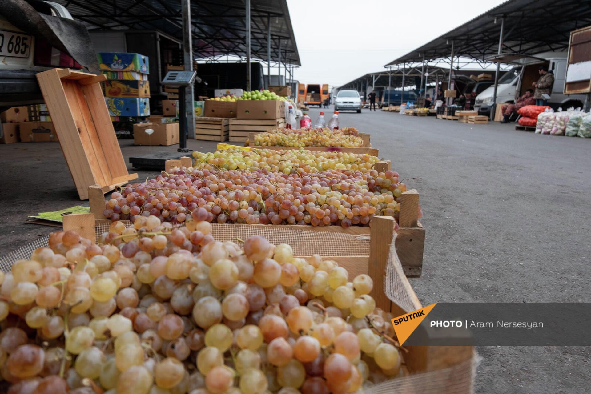 Оптовый рынок сельхозпродукции в селе Айанист Оптовый рынок сельхозпродукции в селе Айанист - Sputnik Армения, 1920, 22.02.2022