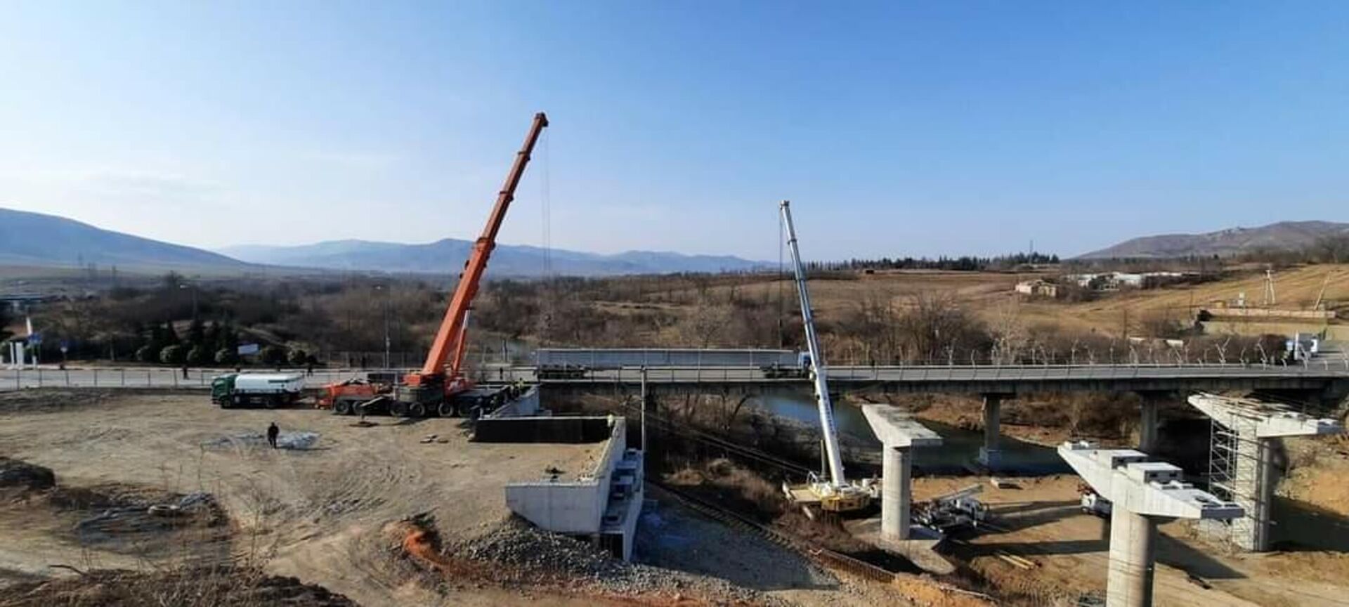 Հայ-վրացական սահմանին նոր կամրջի շինարարություն - Sputnik Արմենիա, 1920, 22.02.2022