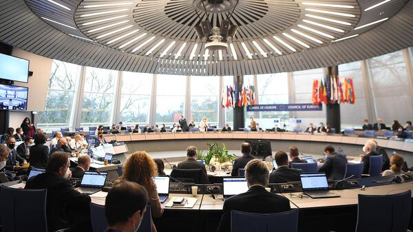 Совет Европы в преддверии дебатов о ситуации в Украине (24 февраля 2022). Страсбург - Sputnik Արմենիա