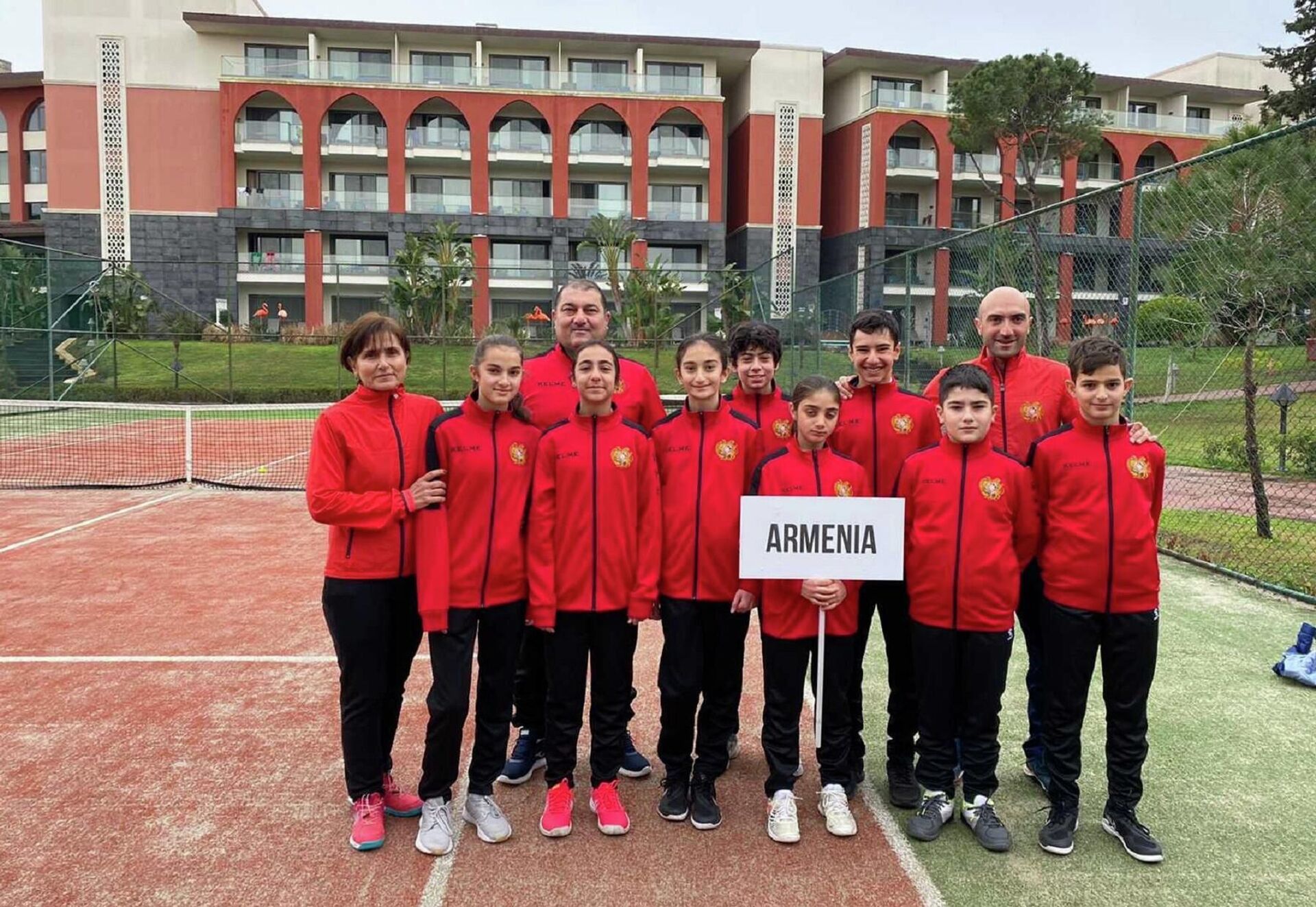 Участники чемпионата Европы по развитию тенниса в Турции - Sputnik Армения, 1920, 02.03.2022