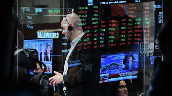 Трейдеры на фондовой бирже (28 февраля 2022). Нью-Йорк - Sputnik Армения
