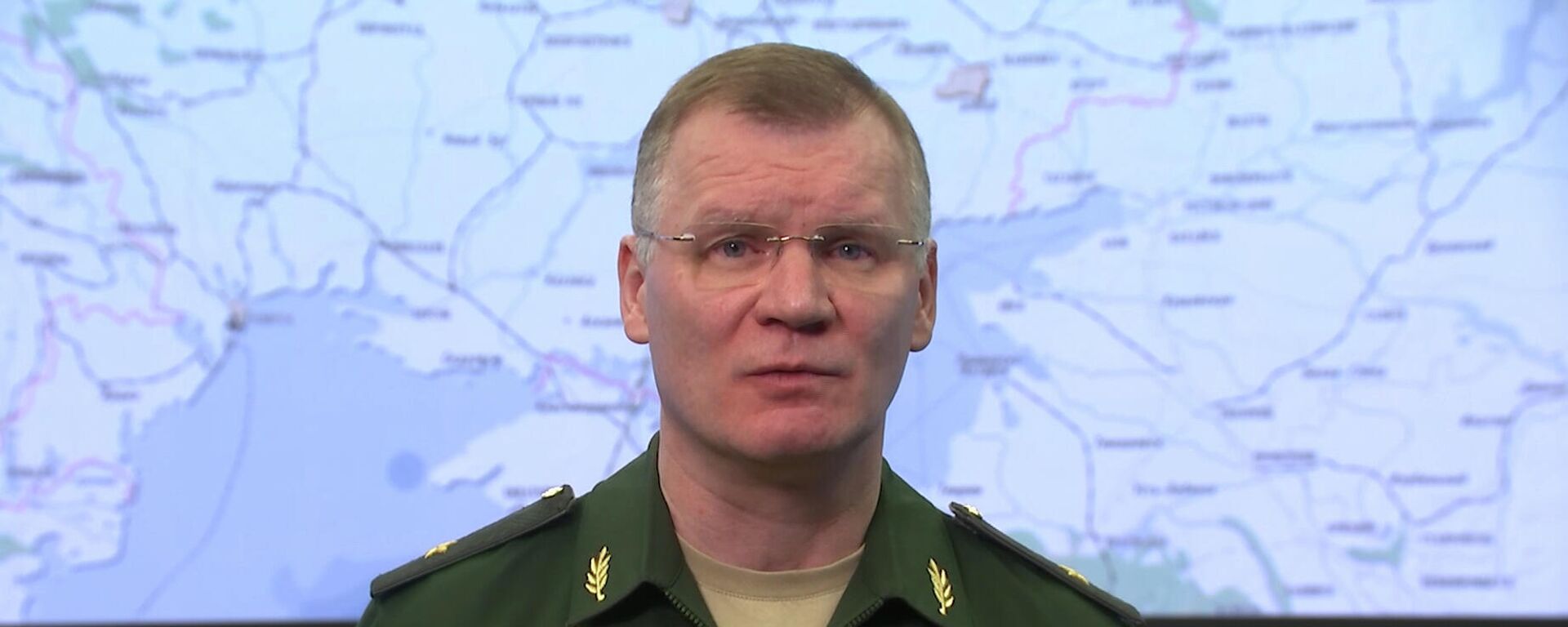 Официальный представитель министерства обороны РФ генерал-майор Игорь Конашенков - Sputnik Армения, 1920, 23.04.2022