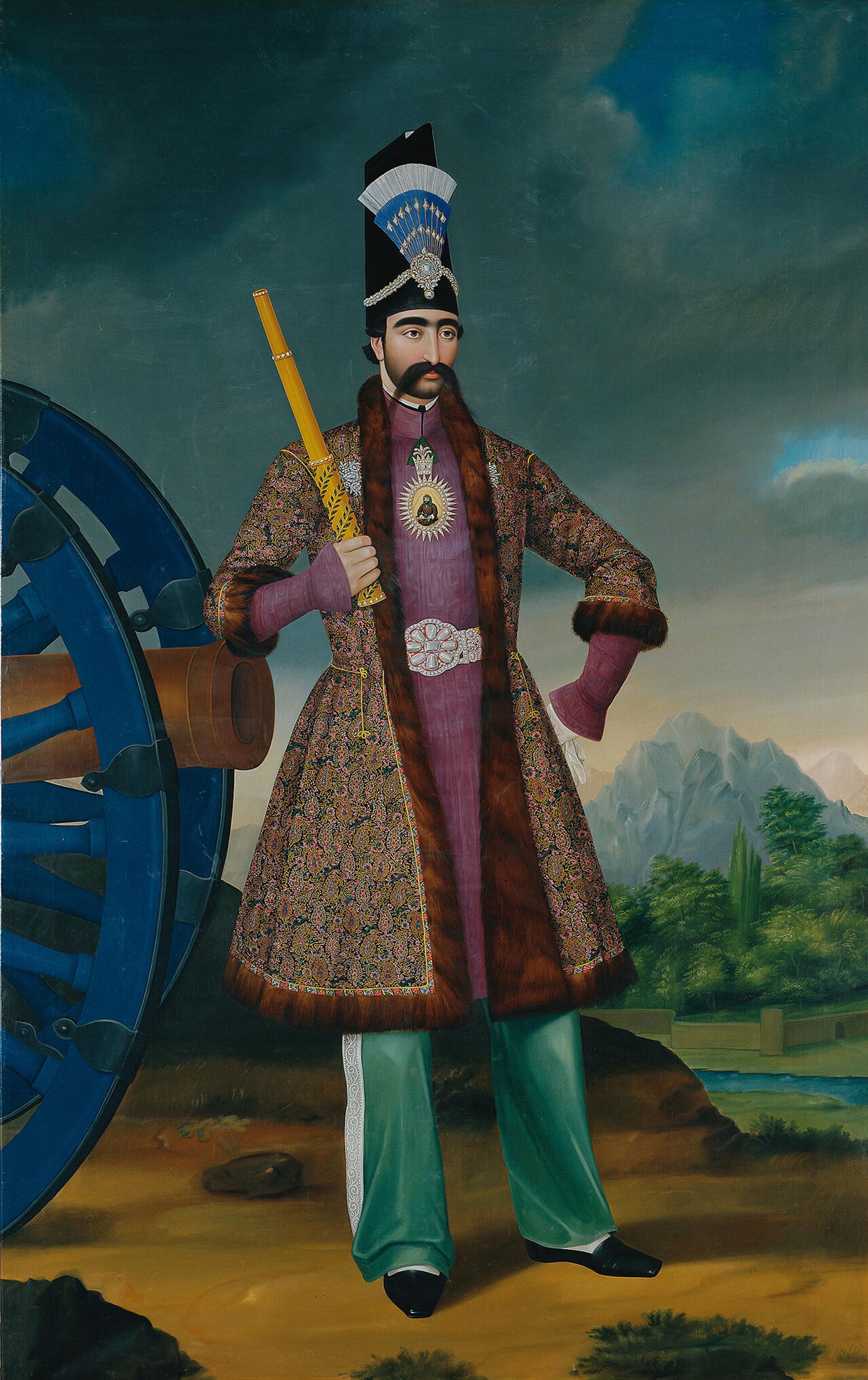 Портрет персидского Насер ад-Дин Шаха - Sputnik Армения, 1920, 10.03.2022