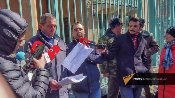 Բողոքի ակցիայի մասնակիցները նամակ հանձնեցին Ֆրանսիայի դեսպանատանը - Sputnik Արմենիա