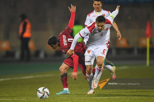 Товарищеский матч по футболу между сборными Армении и Черногории (24 марта 2022). Ереван - Sputnik Армения