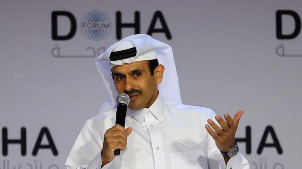 Государственный министр Катара по вопросам энергетики, президент и главный исполнительный директор QatarEnergy Саад Шерида аль-Кааби - Sputnik Армения