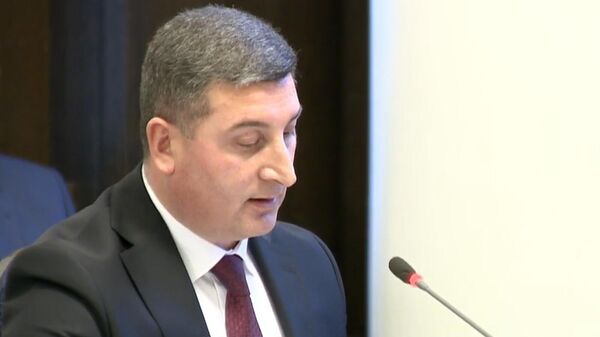 Министр территориального управления и инфраструктур Армении Гнел Саносян  - Sputnik Армения