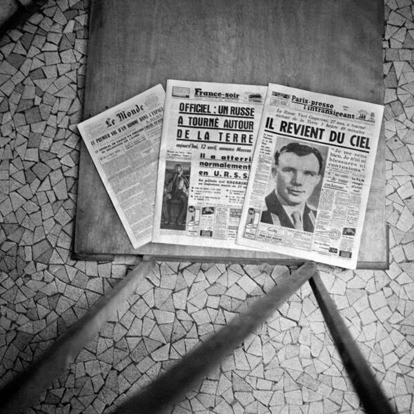 Французские газеты сообщают о полете советского космонавта Юрия Гагарина 12 апреля 1961 года - Sputnik Армения