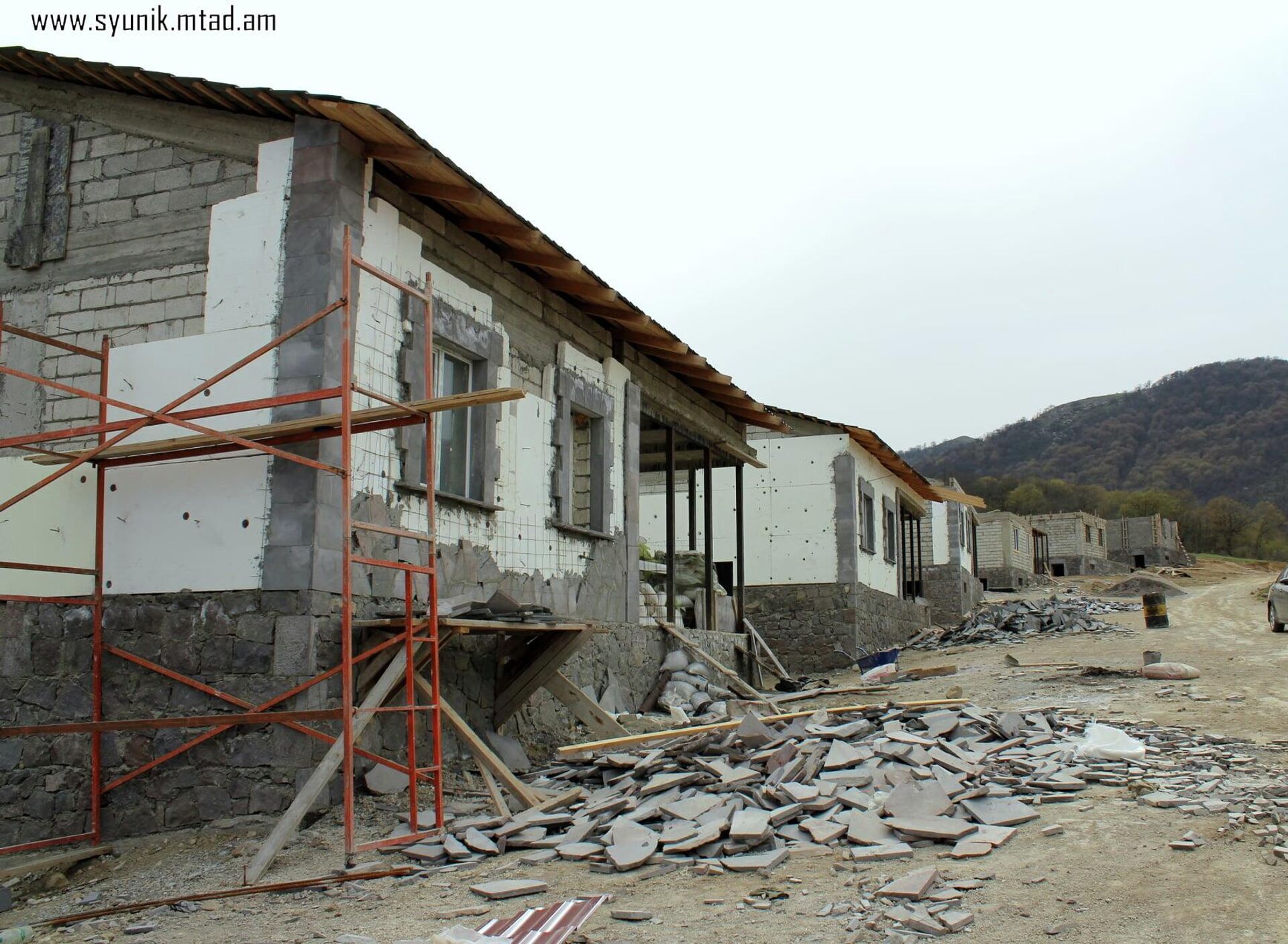 Строительство нового жилого квартала в общине Шурнух - Sputnik Արմենիա, 1920, 19.04.2022