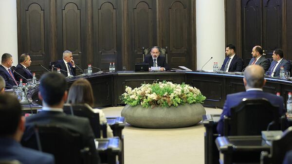 Очередное заседание правительства Армении (22 апреля 2022). Еревaн - Sputnik Армения