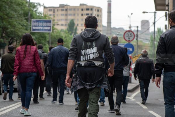 Ակտիվիստները Վարդանանց փողոցում (3 մայիսի, 2022). Երևան - Sputnik Արմենիա