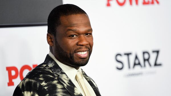 Исполнительный продюсер Кертис 50 Cent Джексон на мировой премьере финального сезона телесериала Starz Власть в Мэдисон-Сквер-Гарден (20 августа 2019). Нью-Йорк - Sputnik Армения