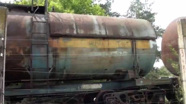 Кадры взрывчатки, которой был заминирован завод Заря в Рубежном - Sputnik Армения