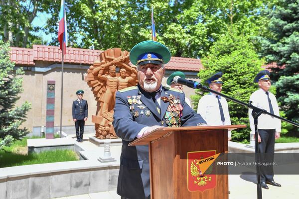Заместитель председателя регионального отделения Российского совета ветеранов пограничной службы ФСБ России в Армении подполковник Ваграм Манукян Заместитель председателя регионального отделения Российского совета ветеранов пограничной службы ФСБ России в Армении подполковник Ваграм Манукян - Sputnik Армения