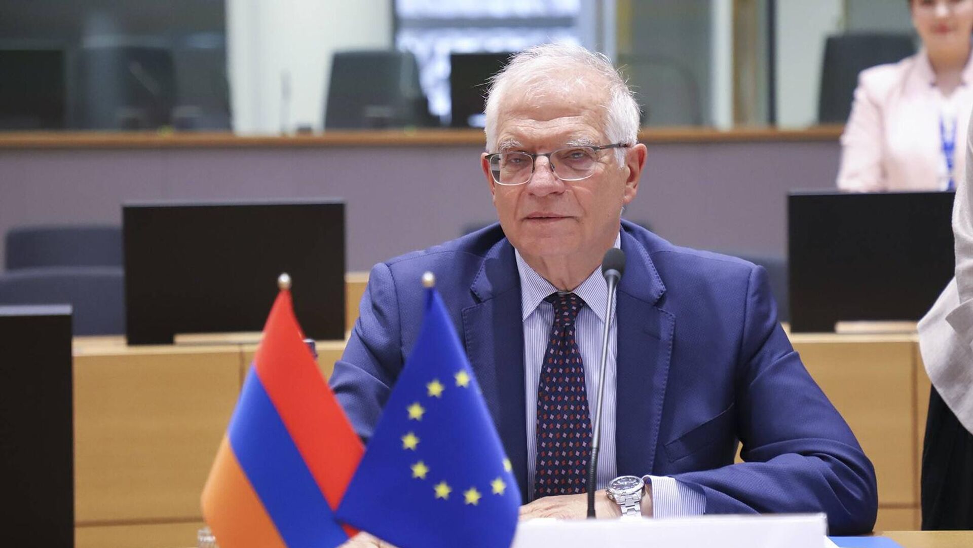 Четвертое заседание Совета партнерства Армения - ЕС, первое после вступления в силу 1 марта 2021 года Соглашения о всеобъемлющем и расширенном партнерстве (18 мая 2022). Брюссель - Sputnik Армения, 1920, 01.09.2022